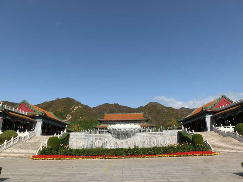 天寿陵园园区现场景观